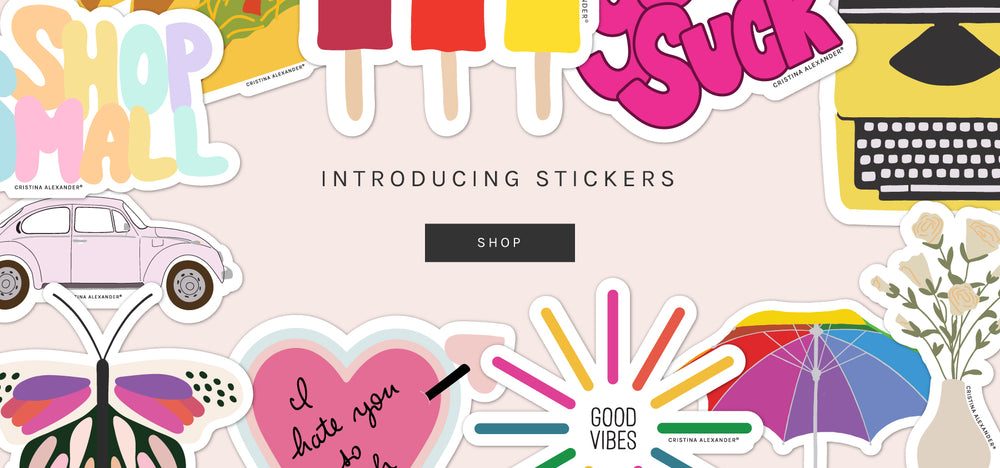 Introducing Stickers. Shop Now