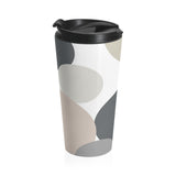 Overlap Circles Travel Tumbler