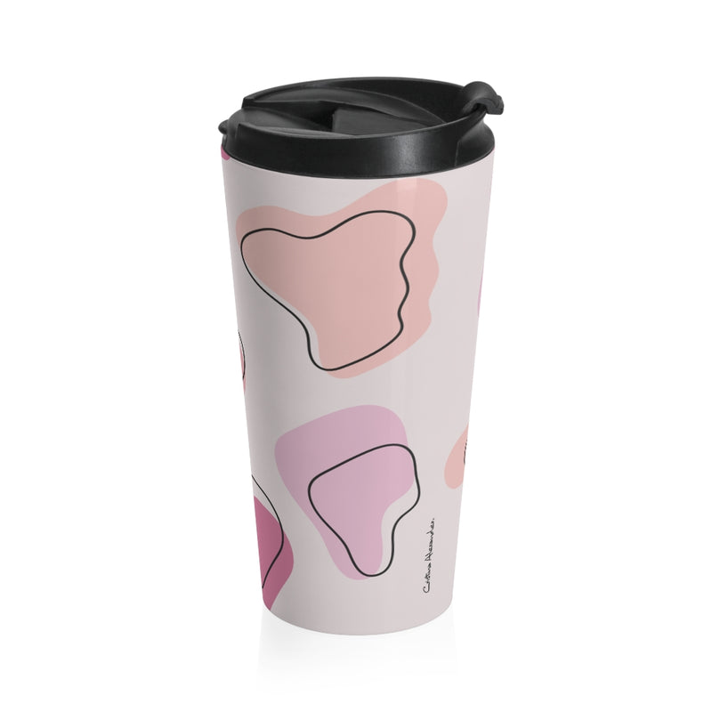 Abstract Travel Tumbler