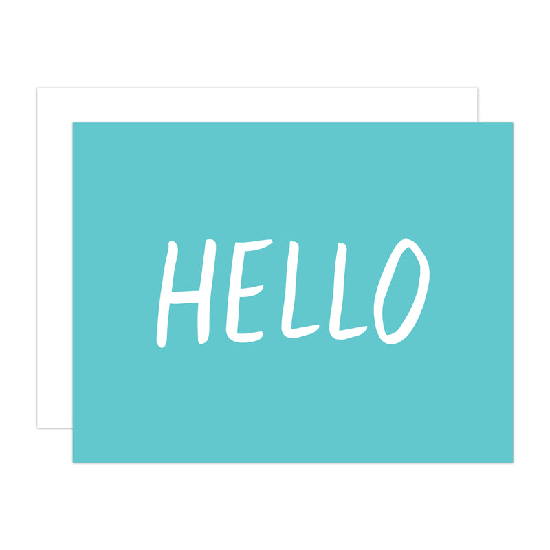 Hello Greeting Card