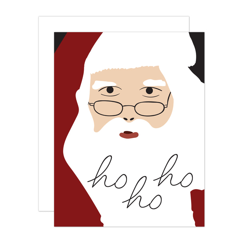 Ho Ho Ho Santa Greeting Card