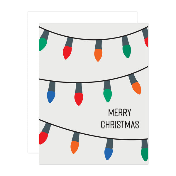 Christmas Lights Greeting Card