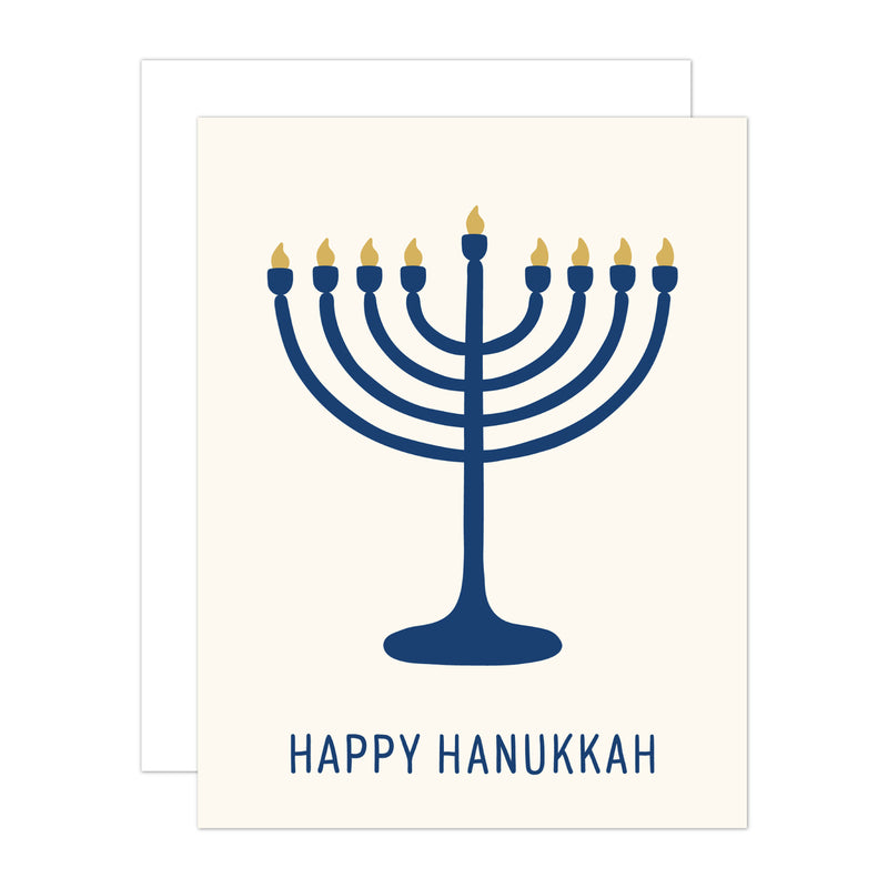 Menorah Greeting Card