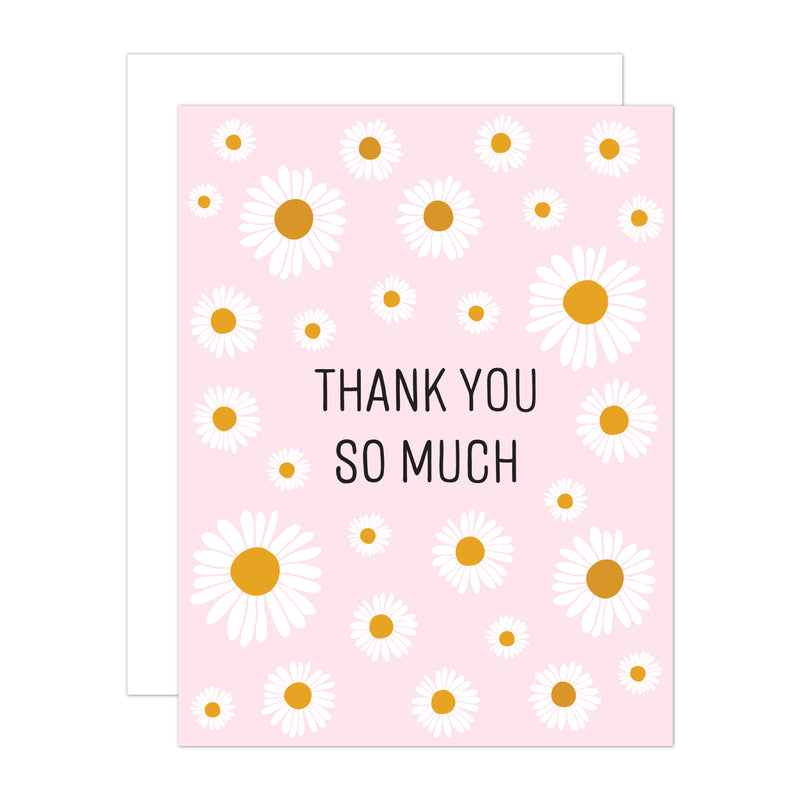 Daisy Thank You Greeting Card