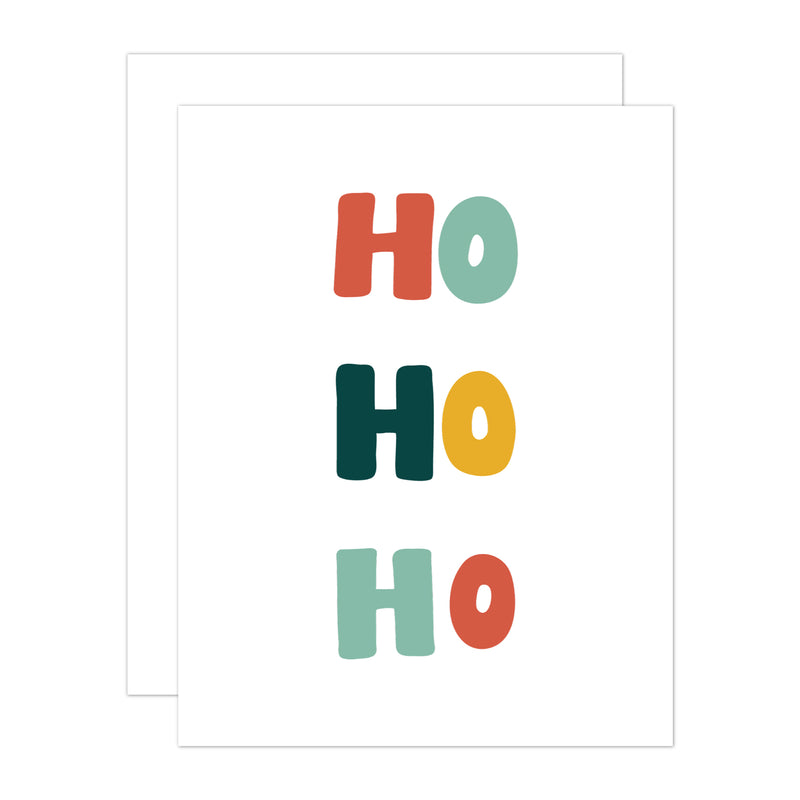 Ho Ho Ho Greeting Card