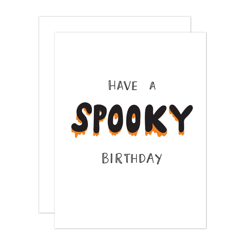 Have a spooky birthday card