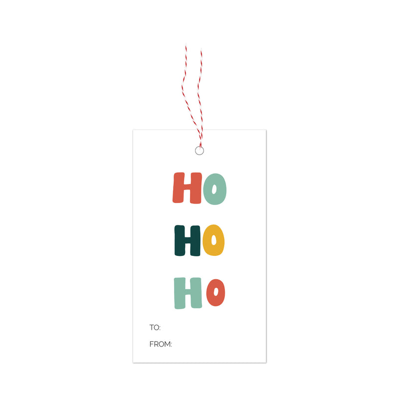 Ho Ho Ho Gift Tags