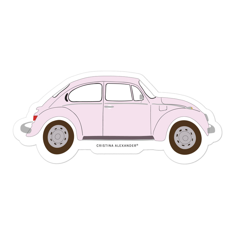 Pink Car Sticker