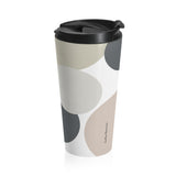 Overlap Circles Travel Tumbler