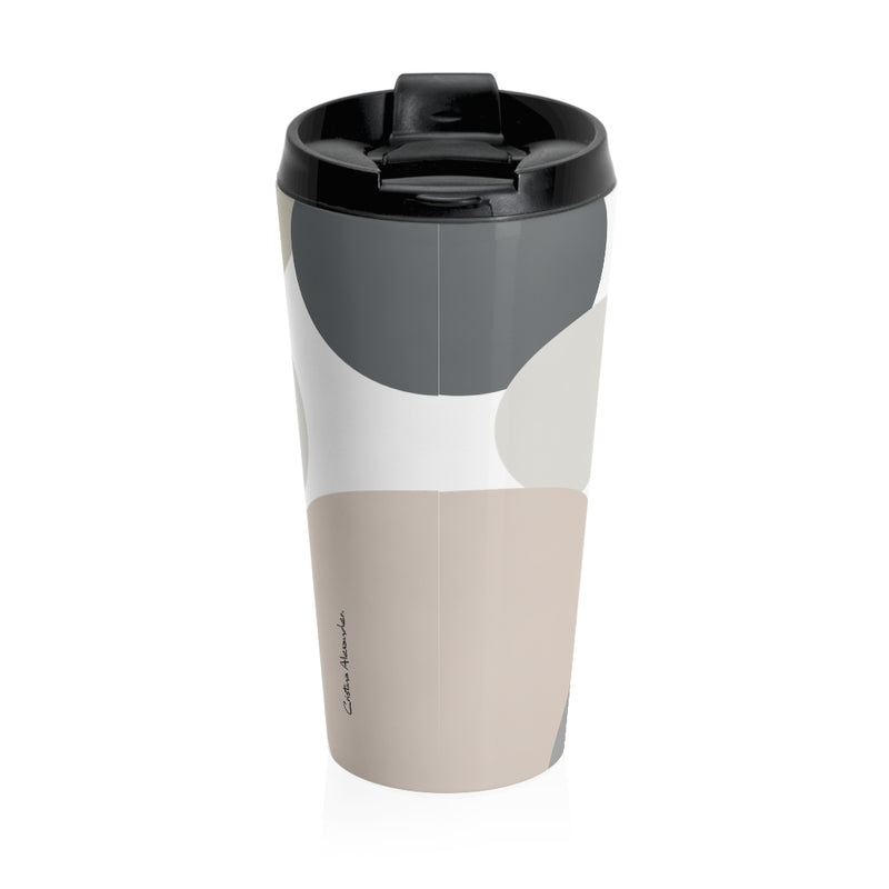 Overlap Circles Travel Tumbler