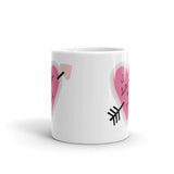 I Hate You Heart Mug